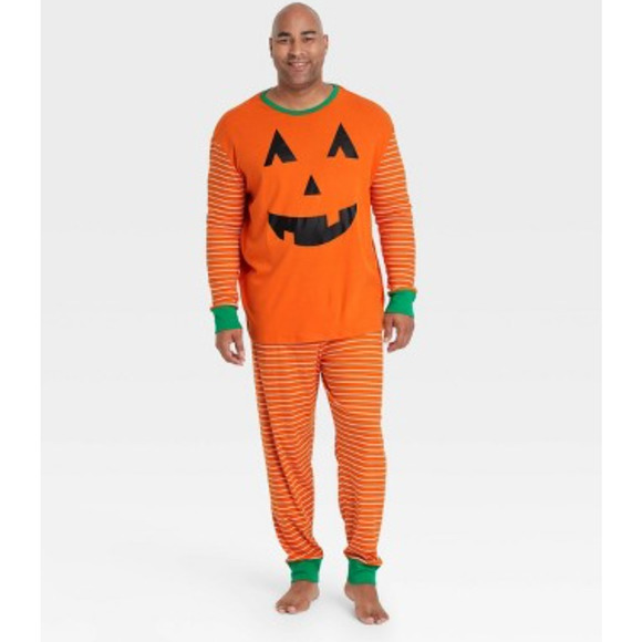 Matching Family Collection | Other | New Mens Pumpkin Stripe Orange ...